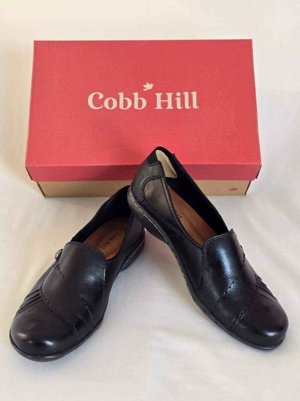 Rockport Cobb Hill Paulette Slip On Black Size 9 M